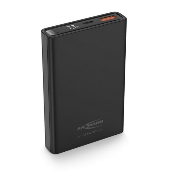 ANSMANN AG Mini Powerbank 22,5 W PB222PD - Externer Akku mit 10000 mAh Powerbank