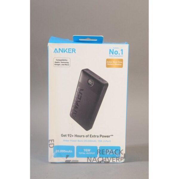 Anker Anker Powerbank 326 (20.000mAh) Ladegerät. Smartphone-Ladegerät (20.000mAh, Für Apple)