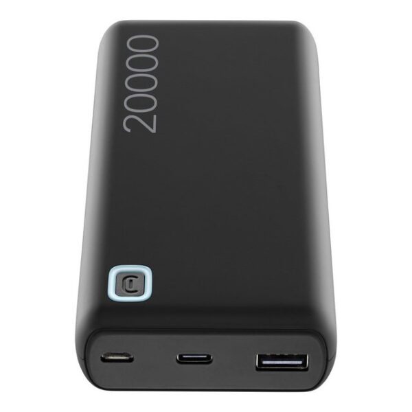 Cellularline Power Bank ESSENCE 20000 schwarz (60635) Solar Powerbank