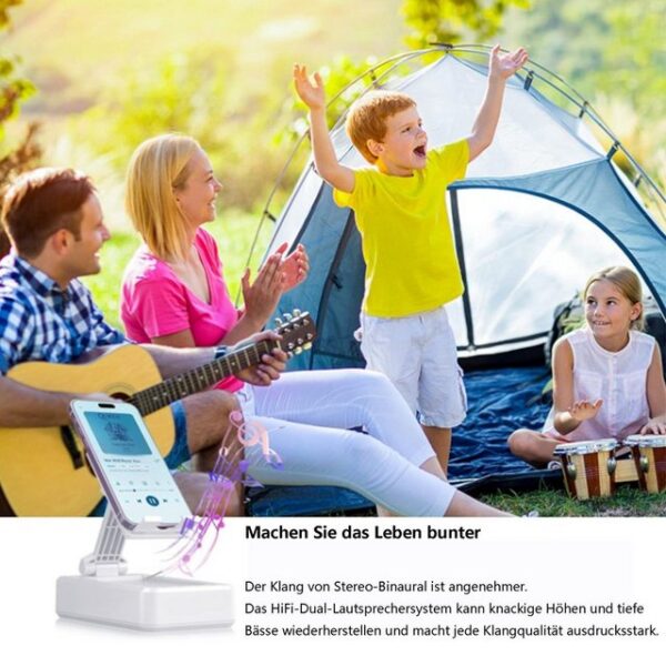 DTC GmbH Handyhalterung,Powerbank,Bluetooth-Lautsprecher Halterung, (Multifunktionsständer Handy-Halterung)