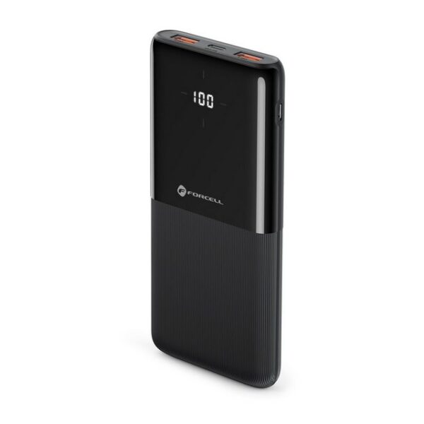 Forcell Powerbank F-Energy P10k1 PD 20W QC 10000mah black Powerbank (1 St)