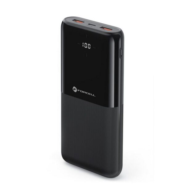 Forcell Powerbank F-Energy P20k1 PD 20W QC 20000mah black Powerbank (1 St)