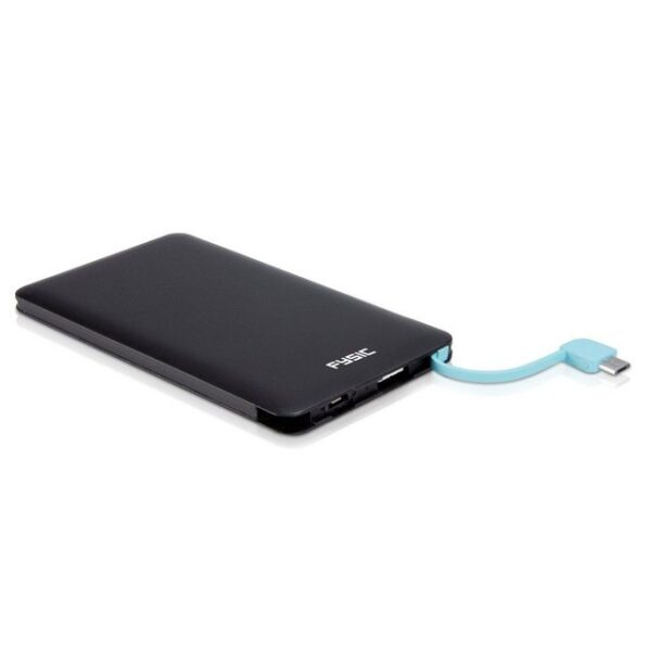 Fysic FHP-140 Powerbank 14800 mAh (110-240 V, 1 St), Powerbank mit 4000mAh inkl. 2m Mikro-USB & Lightning-Kabel & Adapter