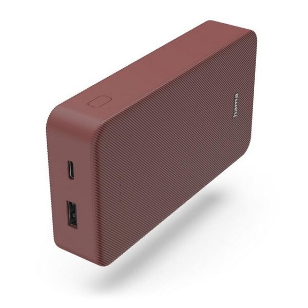 Hama HAMA Power Pack "Color 20", 20000mAh, Rot (00201717) Powerbank