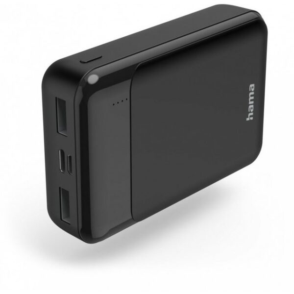 Hama Hama ECO-Power 10 Powerbank schwarz Powerbank Hama ECO-Power 10 Powerbank schwarz, Tiefentladungsschutz und Überspannungsschutz vorhanden