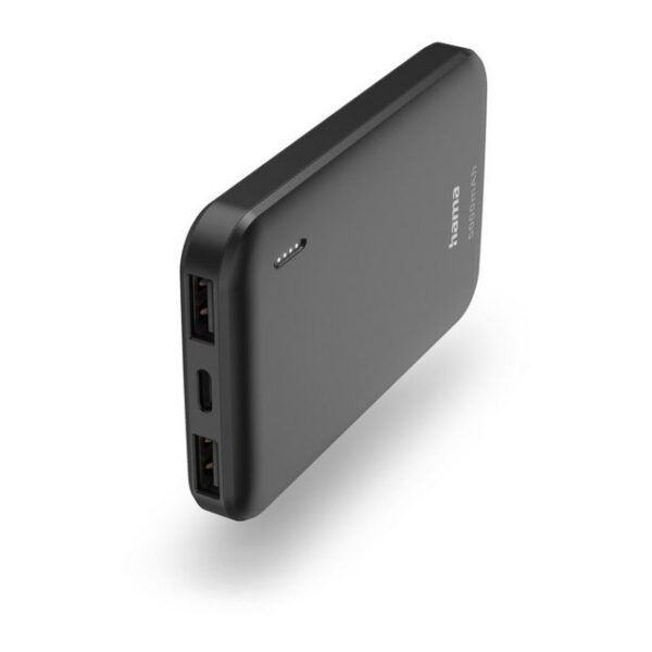 Hama Hama Pocket 5 Powerbank 5000mAh anthrazit Powerbank Hama Pocket 5 (5.000mAh) Powerbank anthrazit, Schnelllade-Funktion, Überspannungsschutz, Kurzschluss-Schutz