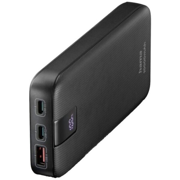 Hama Power Pack ", 10000mAh, 3 Ausgänge: 2x USB-C, 1x Powerbank