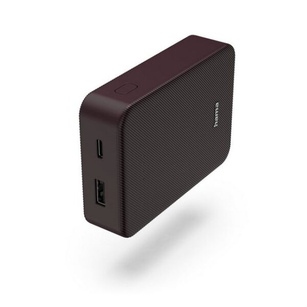 Hama Powerbank 10000mAh, 2 Ausgänge: USB-C, USB-A Powerbank 10000 mAh