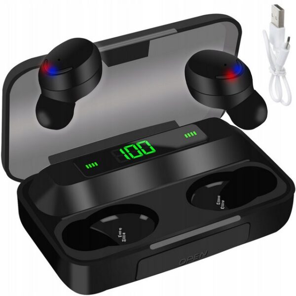 ISO TRADE Kabellose Kopfhörer Wireless Headphones mit Powerbank Bluetooth Bluetooth-Kopfhörer