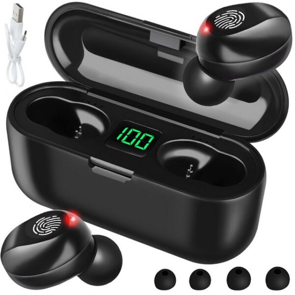 ISO TRADE Kabellose Kopfhörer Wireless Headphones mit Powerbank Bluetooth Bluetooth-Kopfhörer