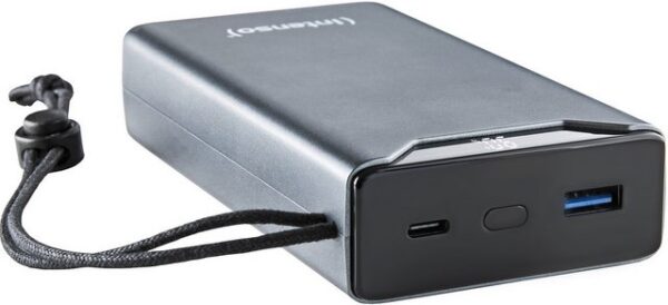 Intenso Powerbank F20000 PD 3.0 20000 mAh 1x USB Typ A und C OUT grau Powerbank