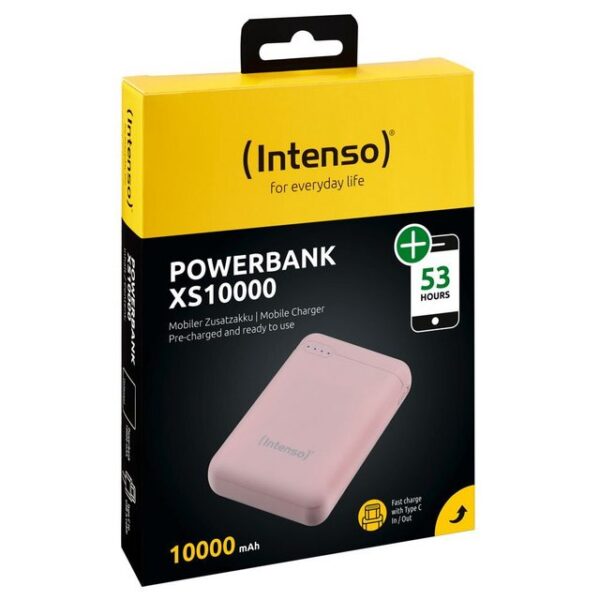 Intenso Powerbank mobile Slim XS 10000 mAh Typ A / C USB OUT rose Powerbank