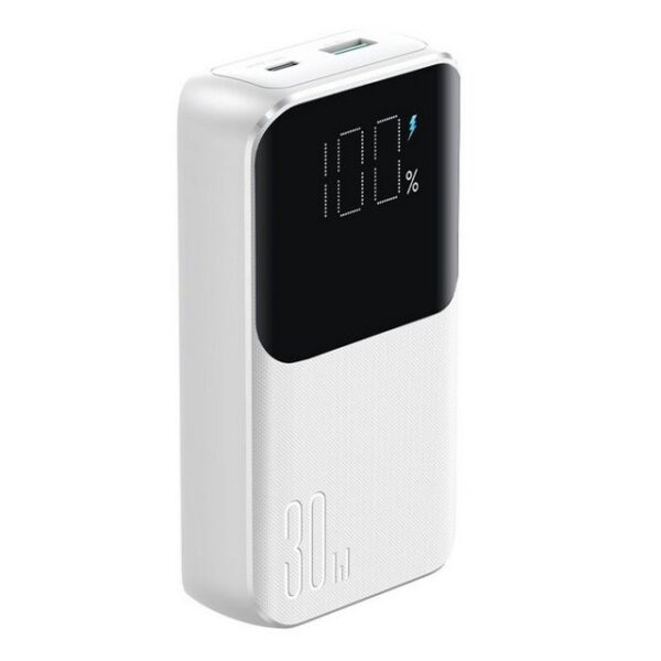 JOYROOM Mini-Powerbank mit integrierten Kabeln 20000 mAh 30 W - Weiß Powerbank (1 St)