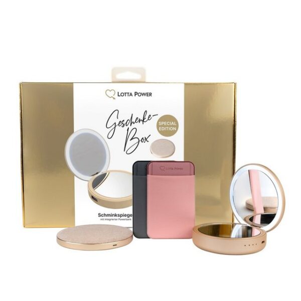 Lotta Power Geschenke-Box Gold SPECIAL EDITION Powerbank