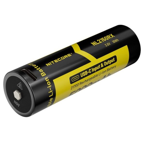 Nitecore NL2150RX 21700 Li-Ion Akku 5000mAh mit Powerbank-Funktion Akku