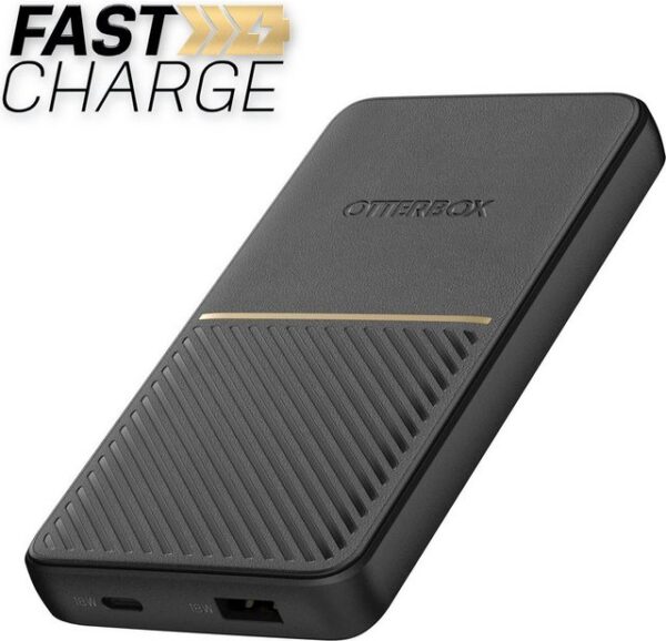 Otterbox Power Bank, schnelles Laden, 10000 mAh externer Akku mit USB-A USB-C Powerbank 10000 mAh (1 St), Status LED, schlankes, sturzgeschütztes robustes Design