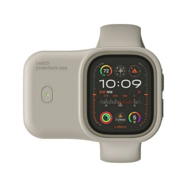 Powerwill Kabelloses Ladegerät Universale Smartwatch-Aufladungs-Schutzhülle Powerbank, Schnellaufladung,Tragbarkeit,Batteriekontrollleuchte