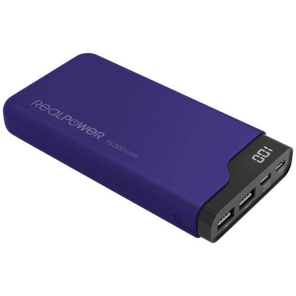 Realpower Powernbank navyblue Powerbank