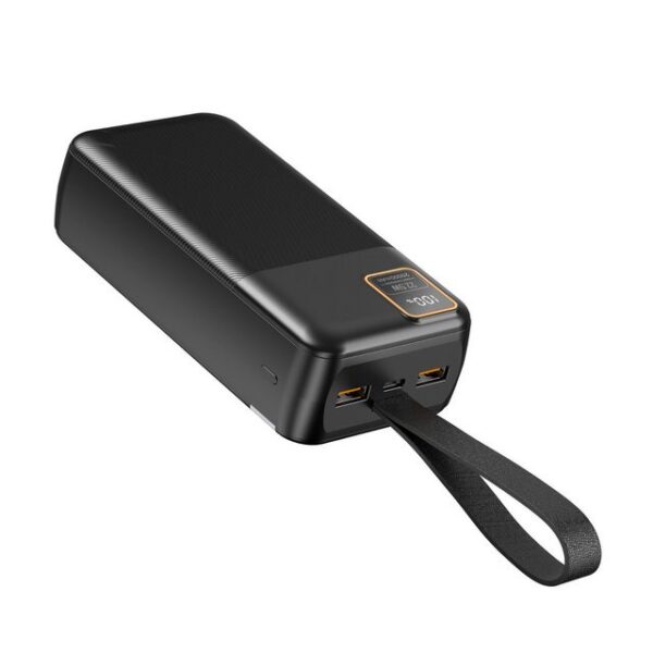 S&T Design Powerbank 30000mAh 20W PD USB-C Schnellladen Powerbank Externer Akku 30000 mAh (22,5 V), Klein Leicht LED Display Taschenlampe