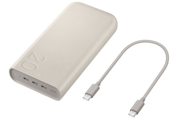 Samsung Powerbank 20.000 mAh 45 Watt Powerbank 20000 mAh (14,8 V), Triple-Port, PD 3.0, Super Fast Charging 2.0