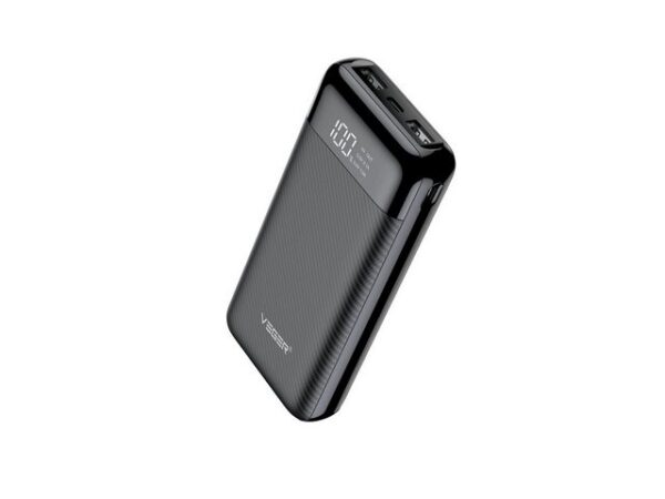 VEGER 20 000mAh LCD Micro-USB, USB-C und 2x USB, schnelles Aufladen Powerbank