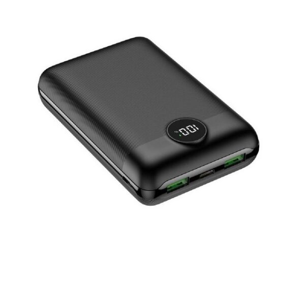 VEGER 20 000mAh LCD Quick Charge PD 22,5W Micro-USB, zwei USB-C und zwei USB Powerbank