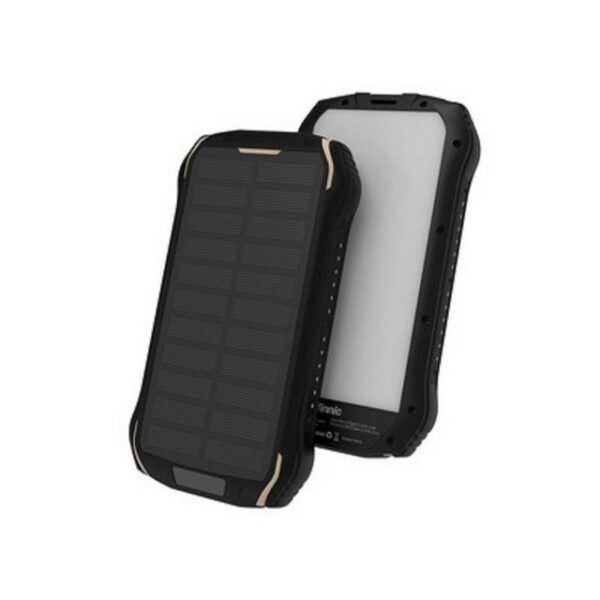 VINNIC schwarz Solar Powerbank 10.000mAh Outdoor Wireless Charger