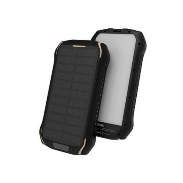 VINNIC schwarz Solar Powerbank unterwegs 20.000mAh Wireless Charger