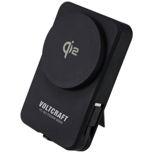 VOLTCRAFT Wireless Powerbank Qi2 Magnet PD20W 8 mAh Powerbank