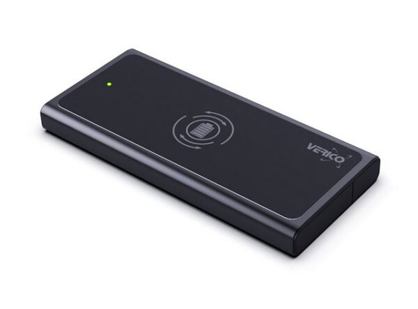 Verico Qi Wireless Powerbank mit PD-Ladeanschluss Powerbank Akku 10000 mAh