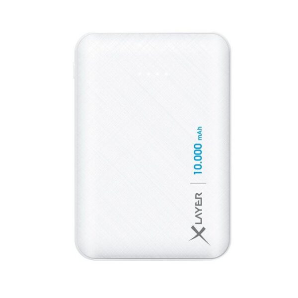 XLAYER Powerbank Micro weiß Solar Powerbank