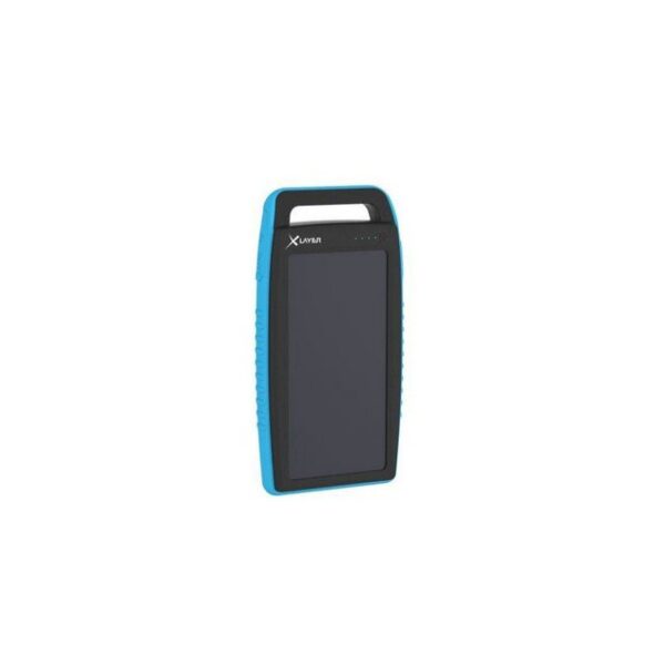 XLAYER Powerbank Powerbank Solar blau Solar Powerbank