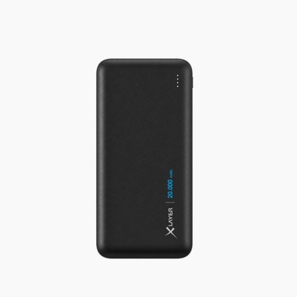 XLAYER Powerbank Solid 20000 mAh Akku schnelles Aufladen externes Ladegerät Powerbank