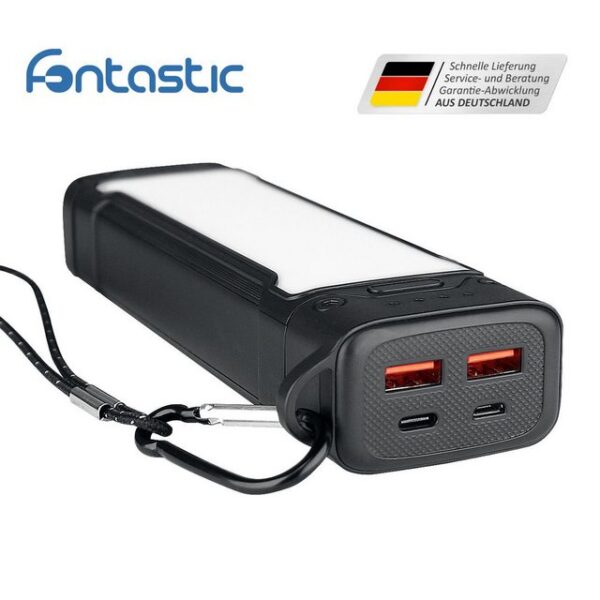 fontastic Power Bank Atria20 Powerbank, LED Leuchte