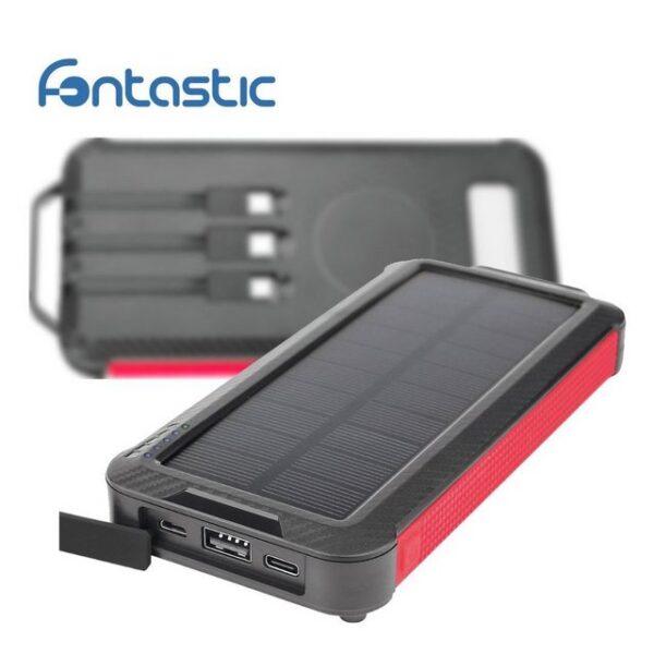 fontastic XORA10C Solar Powerbank 10000 mAh