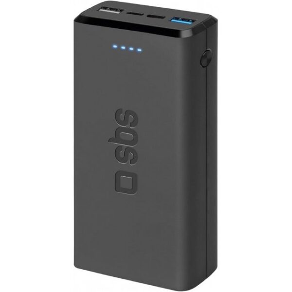 sbs Fast Charge 20000 - Powerbank - schwarz Powerbank