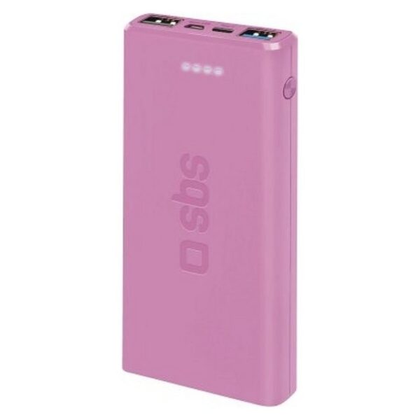 sbs TTBB10000FASTP Powerbank Lithium Polymer (LiPo) 10000 mAh Pink Powerbank