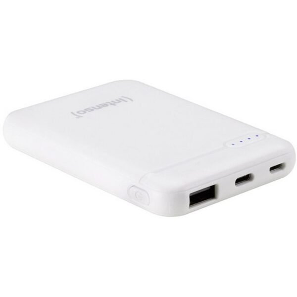 Intenso Intenso XS5000 Powerbank 5000 mAh LiPo USB-A, USB-C®, Micro USB Weiß Powerbank 5000 mAh