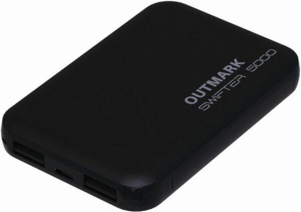 OUTMARK SWIFTER 5.000 Powerbank 5000 mAh, Fast Charge 2 x 2,4A