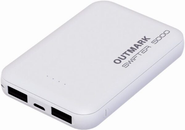 OUTMARK SWIFTER 5.000 Powerbank 5000 mAh, Fast Charge 2 x 2,4A