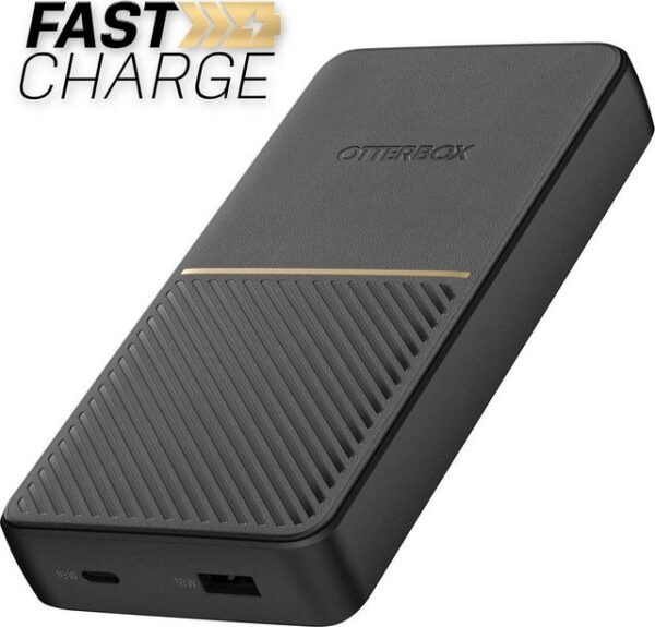 Otterbox Power Bank,schnelles Laden,20000 mAh externer Akku mit USB-A u. USB-C Powerbank 20000 mAh (12 V), Status LED, schlankes, sturzgeschütztes robustes Design