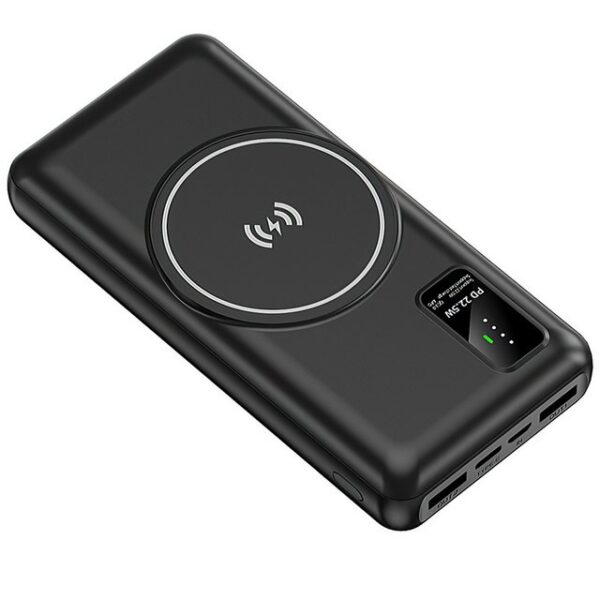 SURFOU PowerBank 20000mAh Wireless Externe HandyAkkus Batterie USB C Type C Powerbank, 3 Kabel 22.5W Ladegerät