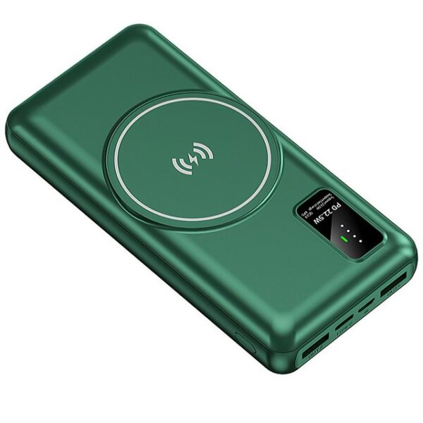 SURFOU PowerBank 20000mAh/30000mAh Wireless Externe Powerbank, HandyAkkus Batterie USB C Type C 3 Kabel 22.5W Ladegerät