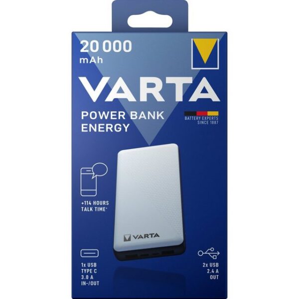 VARTA Powerbank Energy 20000 USB-Ladegerät