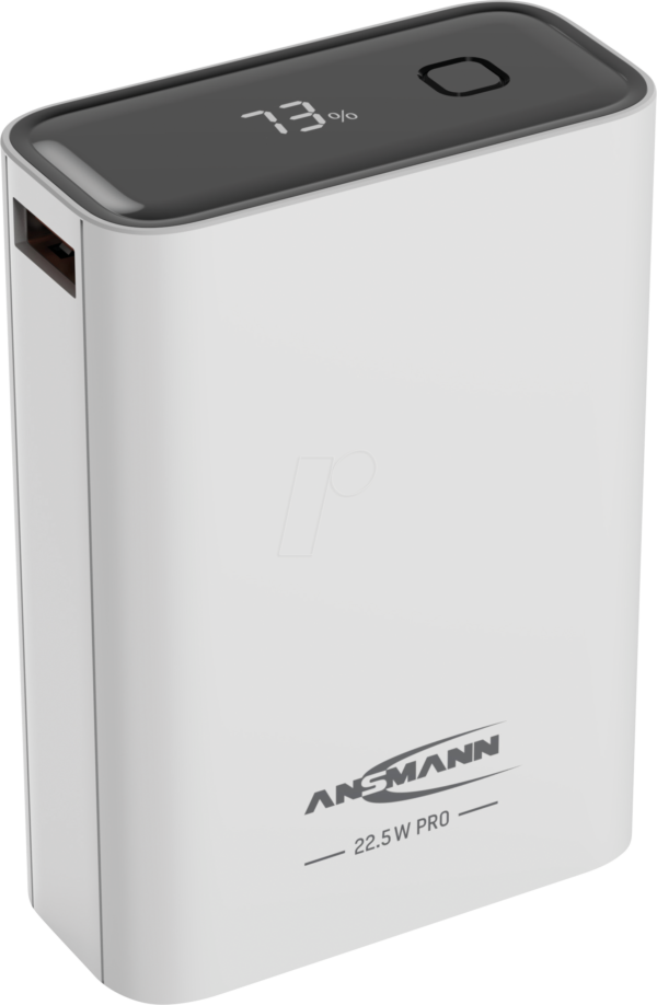 ANS 1700-0157 - Powerbank PB222PD, 20000 mAh, 22 W, USB-A, USB-C, weiß