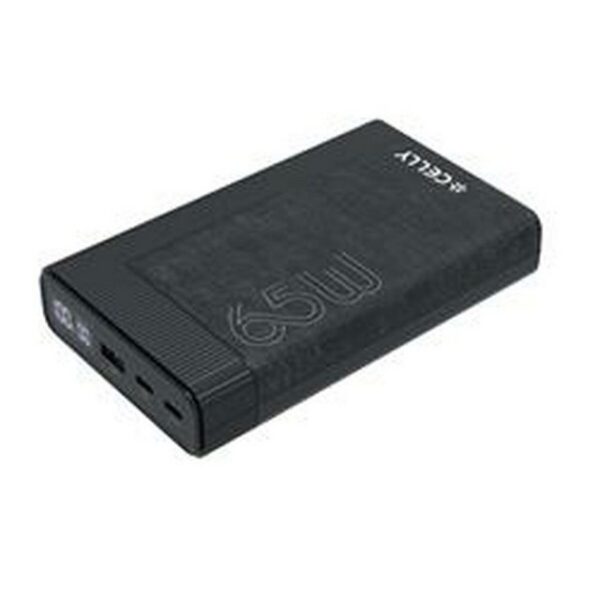 Celly Powerbank, Powerbank Celly PBPD65W20EVOBK Schwarz 20000 mAh