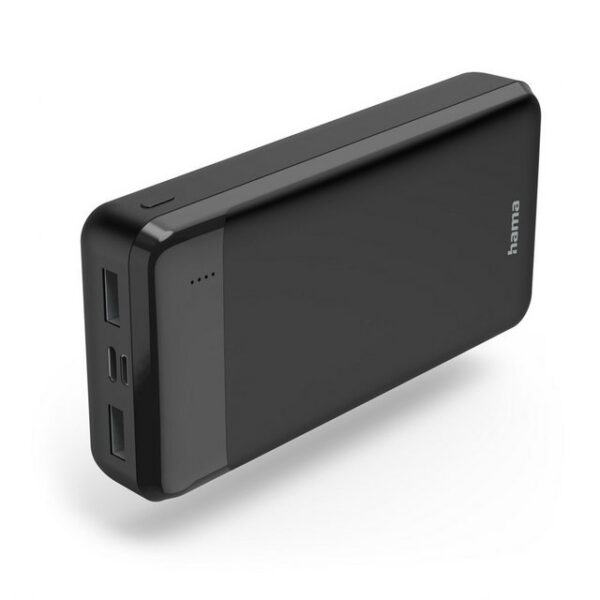 Hama Eco Power 20, 20000mAh, Schwarz Powerbank (2 St)