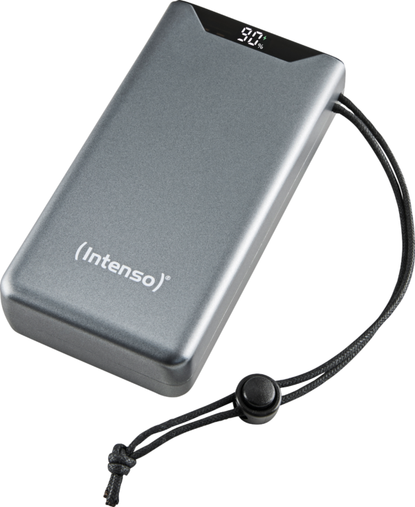 INTENSO 7332054 - Powerbank F20000, Li-Po, 20000 mAh, USB-A, USB-C, grau