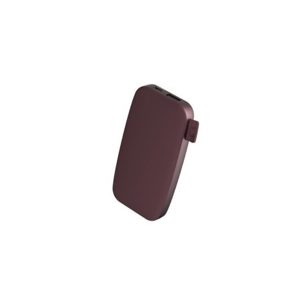 Powerbank 6000mAh mit USB-C, Fast Charge, Deep Mauve (00215326)