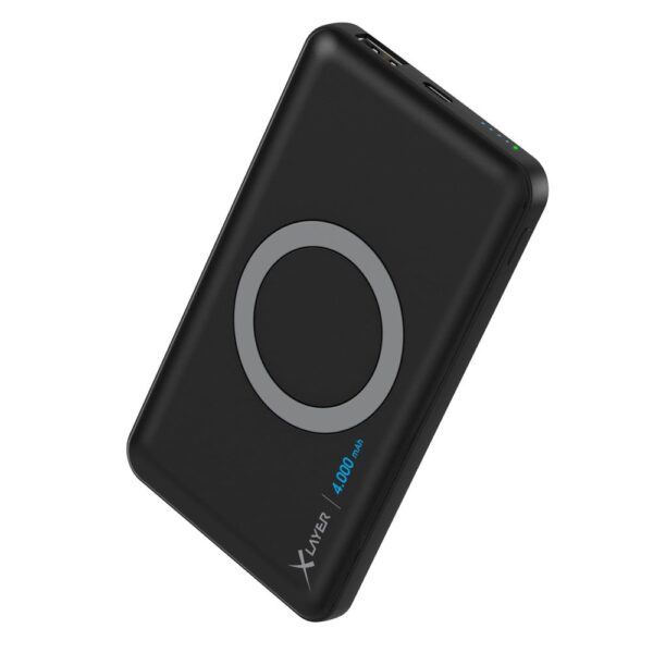 Wireless Charger 4000mAh schwarz Powerbank